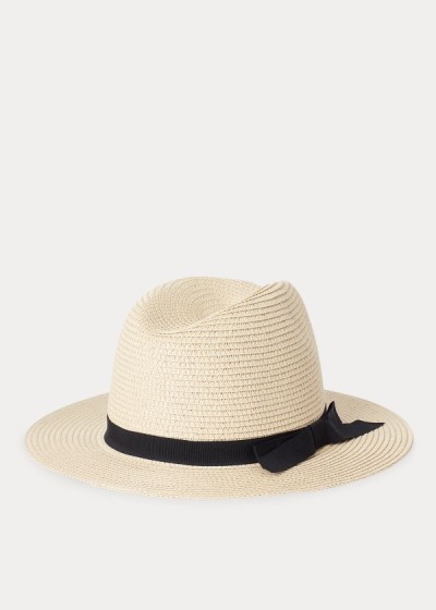 Ralph Lauren Bow Paper Fedora Dame Danmark (POVWC1908)